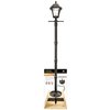 Baytown Gama Sonic  2 Semi-Gloss Solar Powered 2.4 W LED Post Light and Lamp Post GS105SG